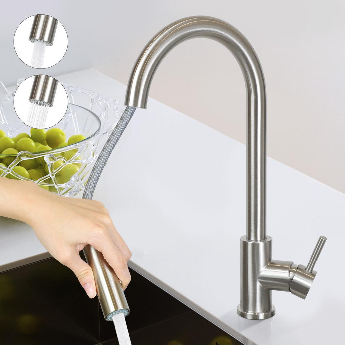 KÜCHENARMATUR GLAUBE 42/5/42 cm - Silberfarben, Metall (5/42/42cm) - Nettlife