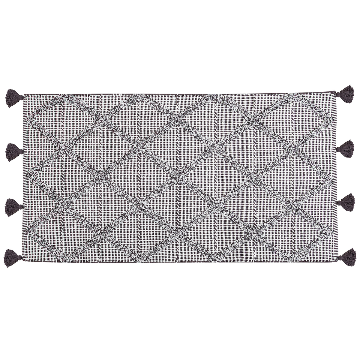 KURZFLOR-TEPPICH Tuzla 150/80 cm - Braun, Textil (80/150cm) - Beliani