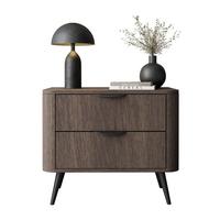 NACHTTISCH TWILIGHT mit Schubladen - Eichefarben, Holzwerkstoff (63/55/38cm) - Lookway