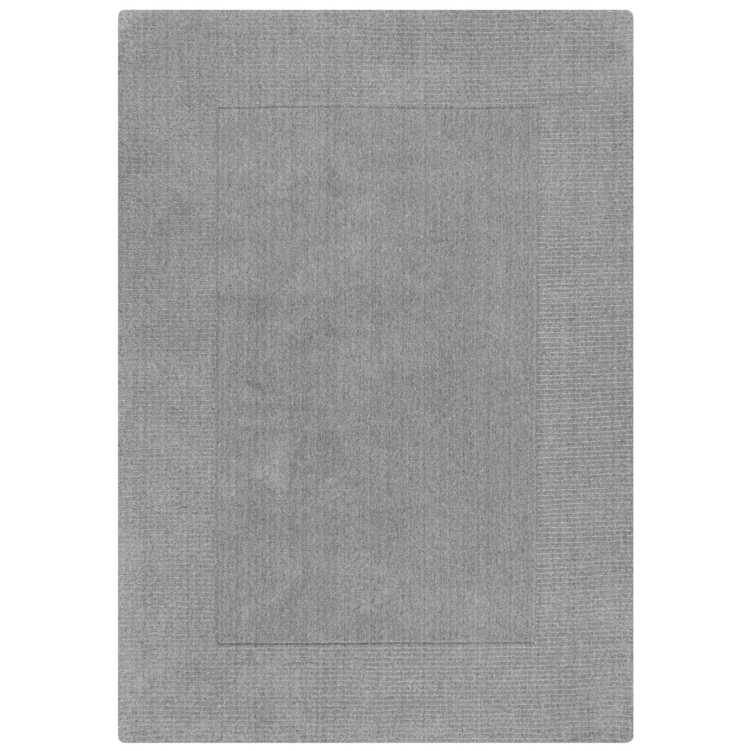TEPPICH aus Wolle handgewebt MOLE in Grau meliert, einfarbig, 200 x 290 cm - Grau, Textil (200/290cm) - KADIMA DESIGN
