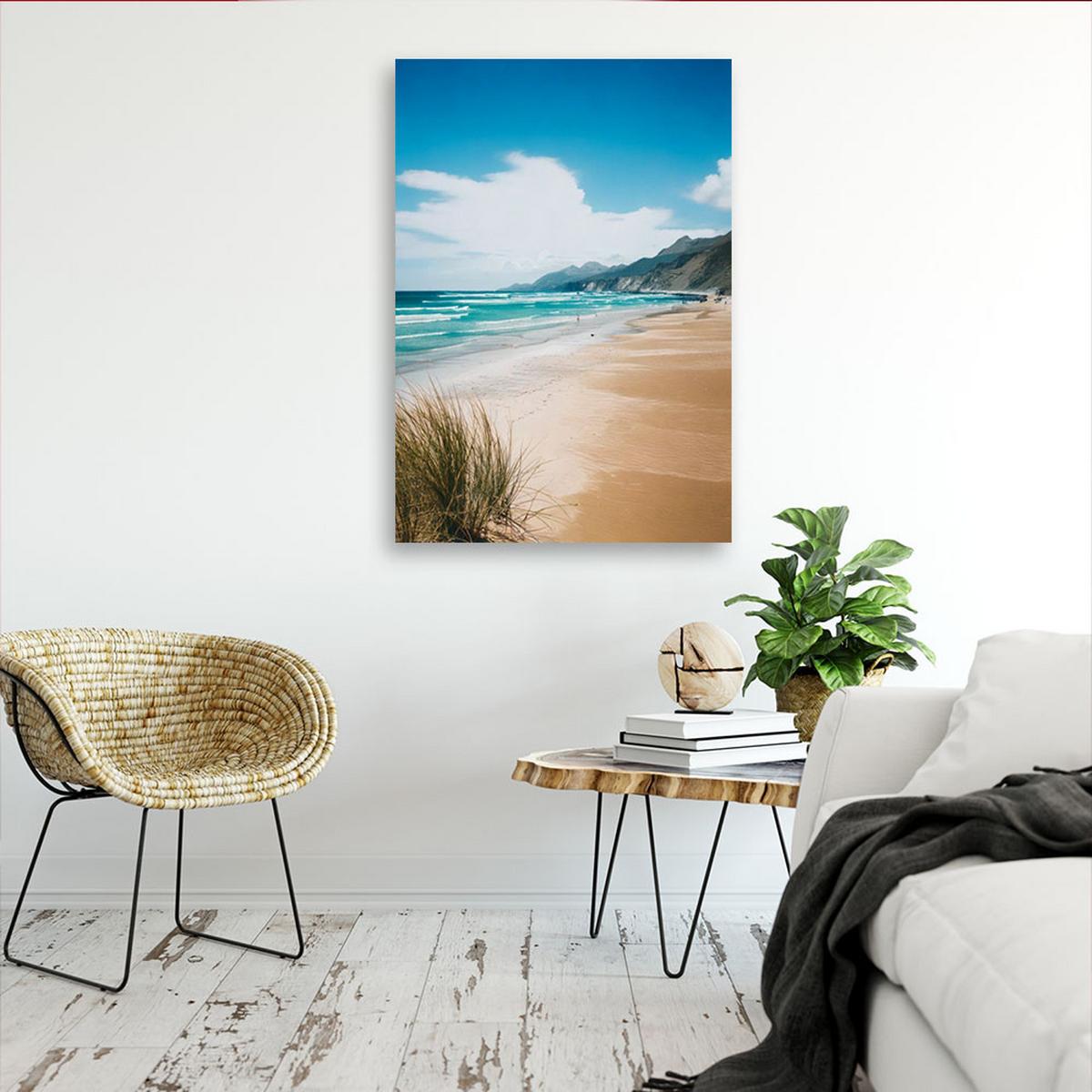 LEINWANDBILD Landschaften 30x45cm - Blau, Textil (30/45cm) - Feeby