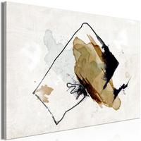 KUNSTDRUCK Grau 60/40 cm - Schwarz/Grau, Textil (60/40cm) - KUNSTLOFT