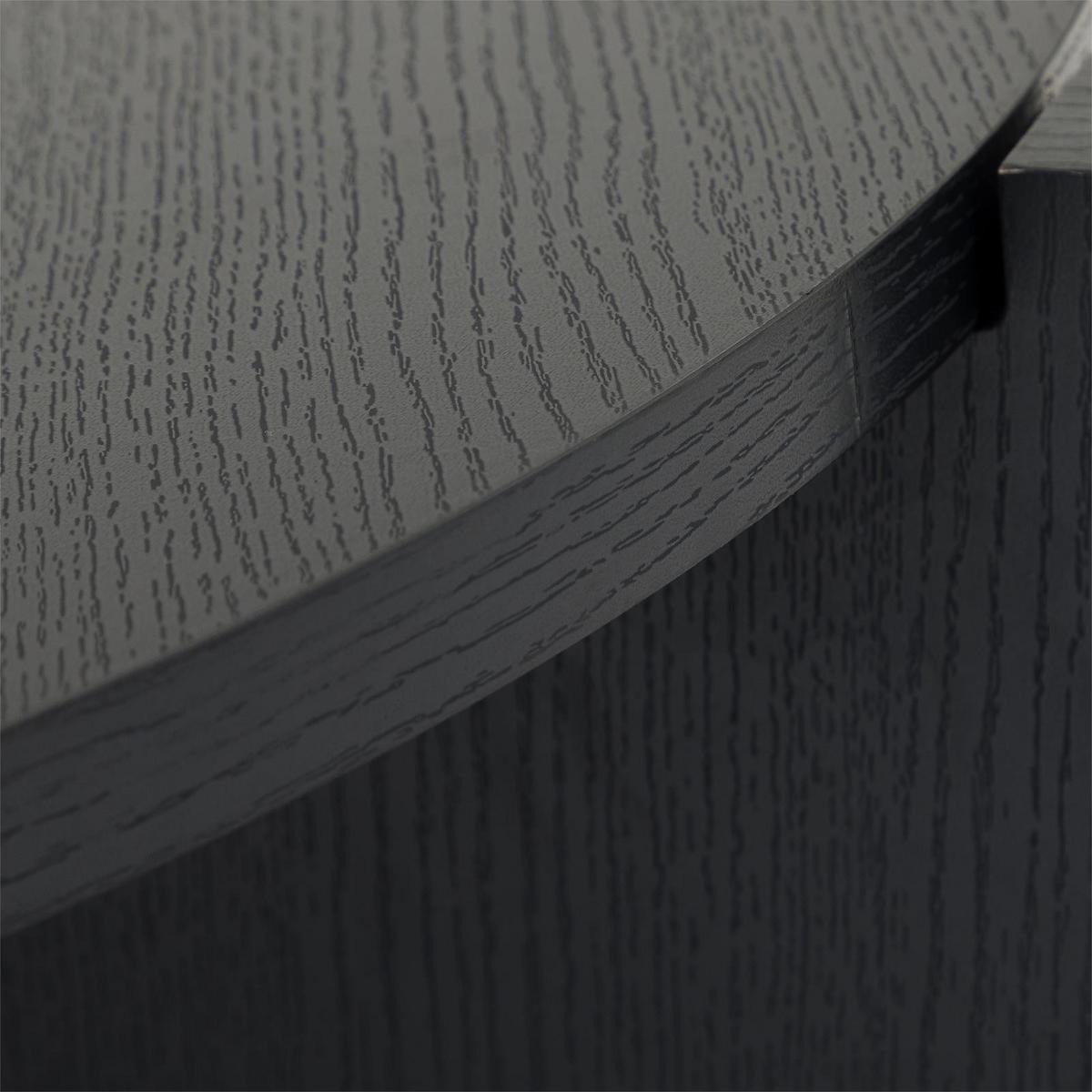 COUCHTISCH KALI schwarz - Schwarz, Holzwerkstoff (80/80/40cm) - IDIMEX