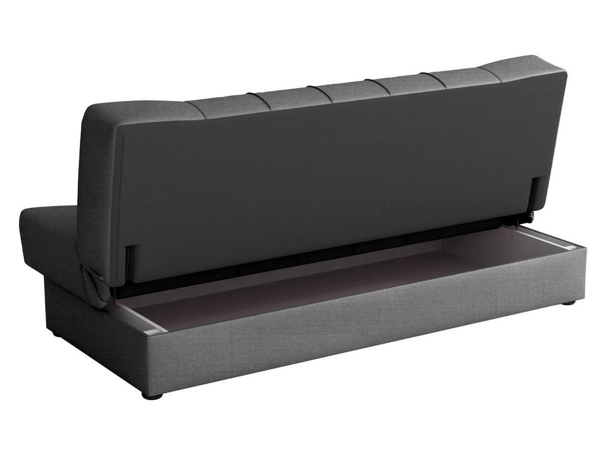 SCHLAFSOFA Sonia - Schwarz/Braun, Holz/Kunststoff (194/88/90cm) - MIRJAN24