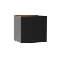 AUSSENWANDLEUCHTE Sonnar 10.0/10.0/10.0 cm - Schwarz, Metall (10/10/10cm) - ZMH