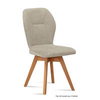 ESSZIMMERSTUHL drehbar (4er-Set) Draga 51x92x60 Eiche geölt/Natur - Eichefarben/Naturfarben, Kunststoff (60/92/51cm) - 58aufmkessel
