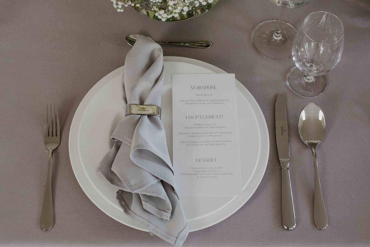 TAFELBESTECK Oscar silber 24-tlg. - Silberfarben, Metall - Villeroy & Boch