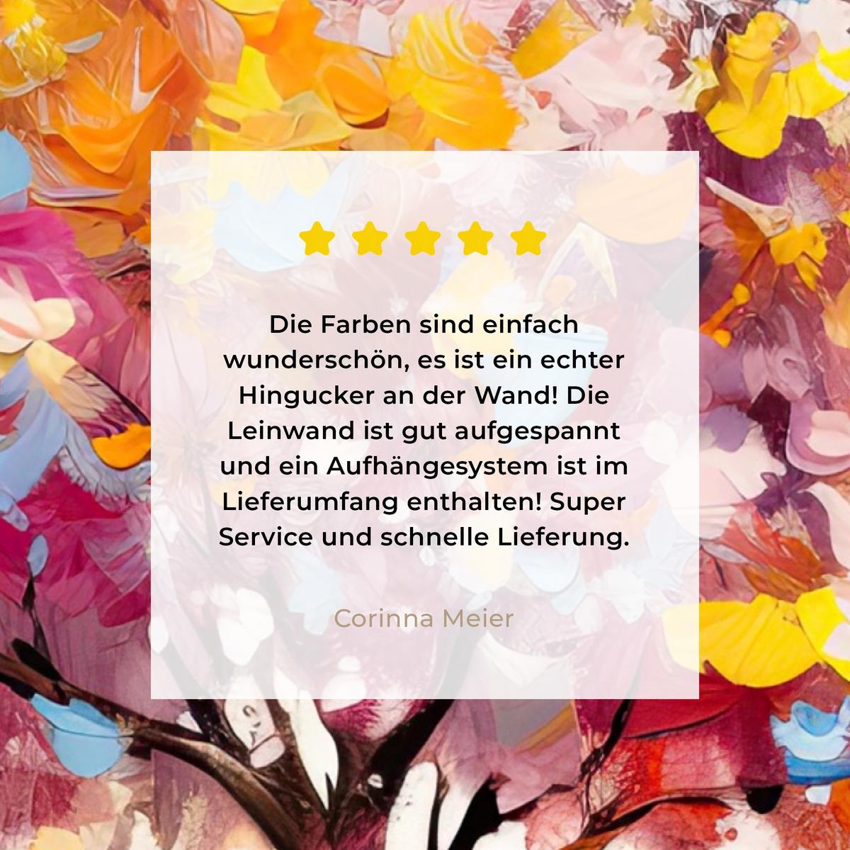 LEINWANDBILD Aquarell - Baum - Kunst - Abstrakt Wandbild Wohnzimmer 60x80 cm - Rosa, Textil (60/80cm) - MuchoWow