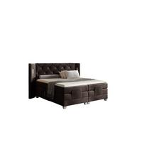BOXSPRINGBETT Elektrisch Steve - Dunkelbraun, Holzwerkstoff/Textil (140/200cm) - Fun Möbel