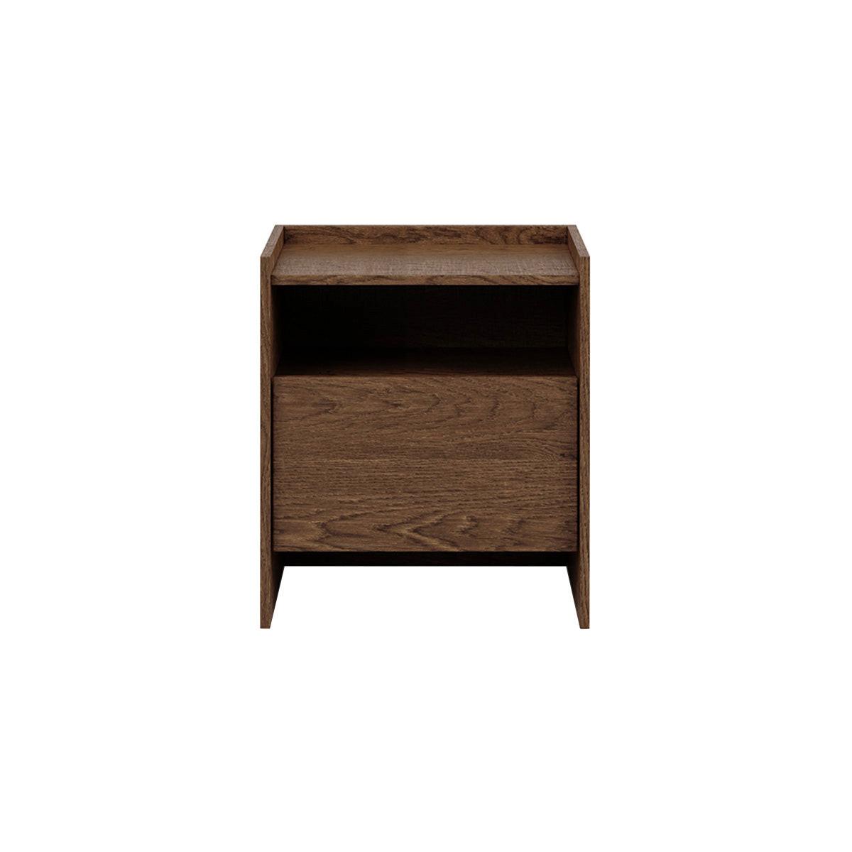 NACHTTISCH Japandi Dunkles Holz - Braun, Holzwerkstoff (53/60.5/38cm) - Petits-meubles