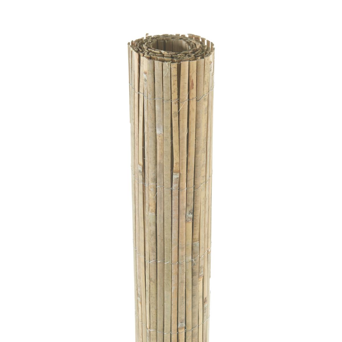 BAMBUSZAUN Baarle - Naturfarben, Naturmaterialien (500/100cm) - casa.pro