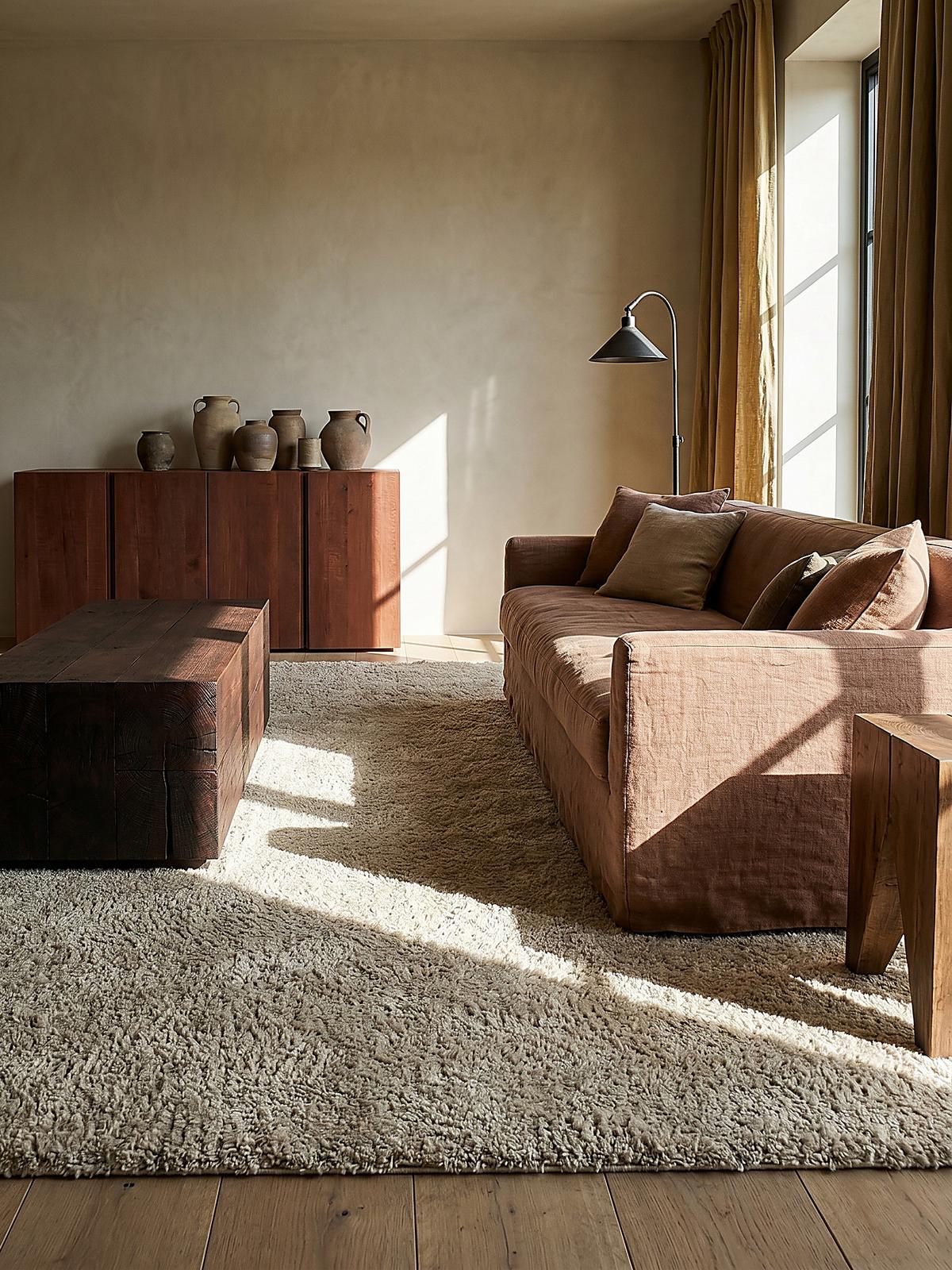 TEPPICH LYNE, einfarbig, Beige, 200 x 290 cm - Beige, Textil (290/200cm) - KADIMA DESIGN