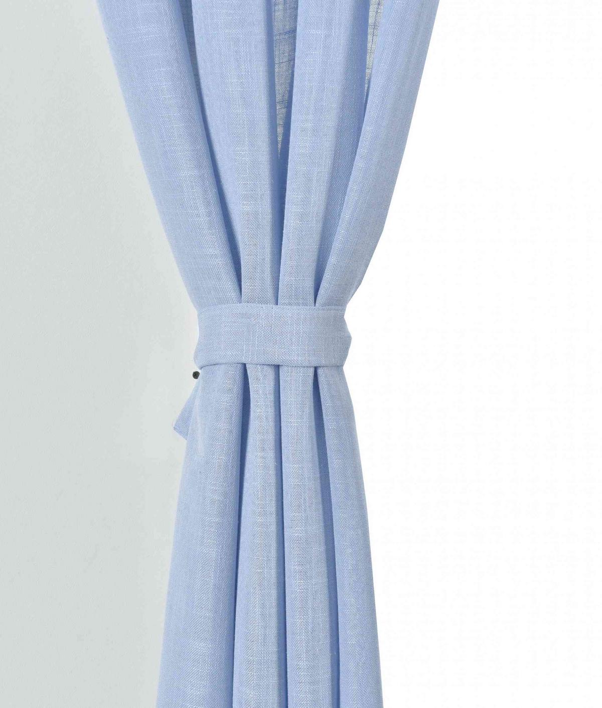 VORHANG 2ER SET »Essen« HxB 245x145 cm Blau - Blau, Textil (145/245cm) - Gardinenbox