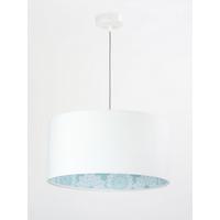 HÄNGELEUCHTE Blau 40/20 cm - Blau/Weiß, Kunststoff (40/0.6/20cm) - ONZENO