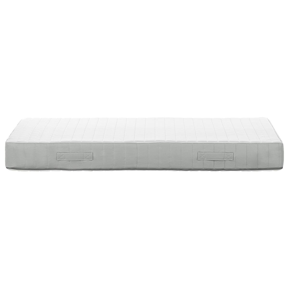 TASCHENFEDERKERNMATRATZE H2/3 Mittel 90/200 cm Roomy - Weiß, Textil (90/200cm) - Beliani