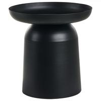 BEISTELLTISCH Metall Schwarz Torrens - Schwarz, Metall (45/45/46cm) - Beliani