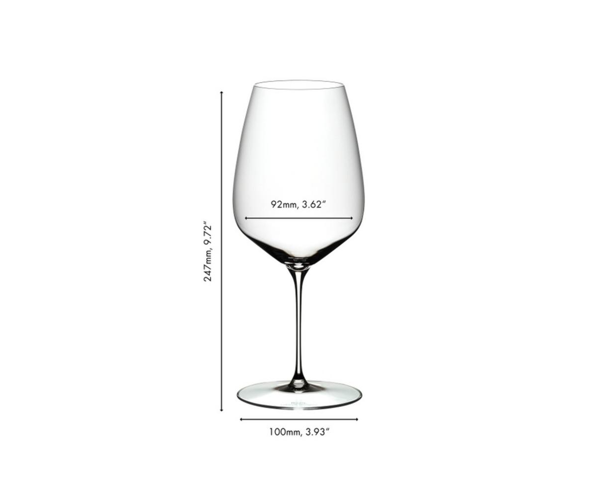 CABERNET / MERLOT WEINGLÄSER Veloce transparent 829 ml 6er Set - Transparent, Glas (0.83L) - Riedel