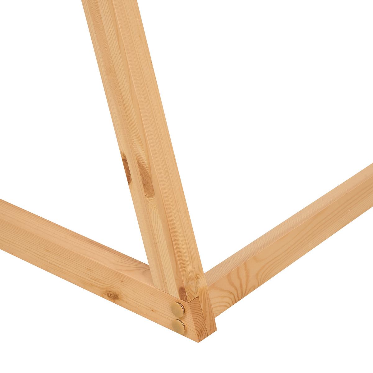 KINDERBETT Heller Holzfarbton 90-200 cm Saurat - Eschefarben, Holz (90/200cm) - Beliani