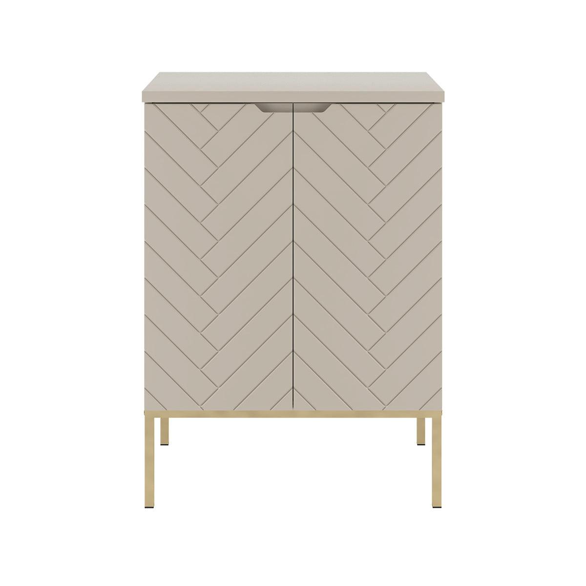 WASCHTISCHUNTERSCHRANK 60.6cm Daria Kaschmir - Beige, Holzwerkstoff (60.6/84.2/45.8cm) - Petits-meubles