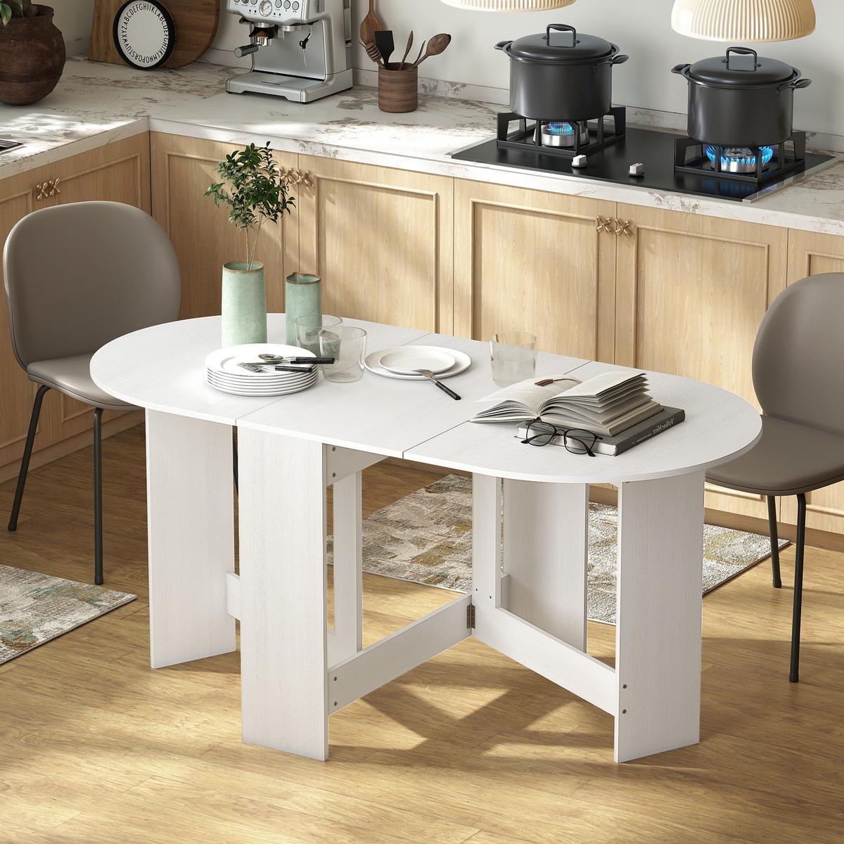 ESSTISCH Tyvos 163/80/75 cm - Weiß, Holz (163/80/75cm) - ZMH
