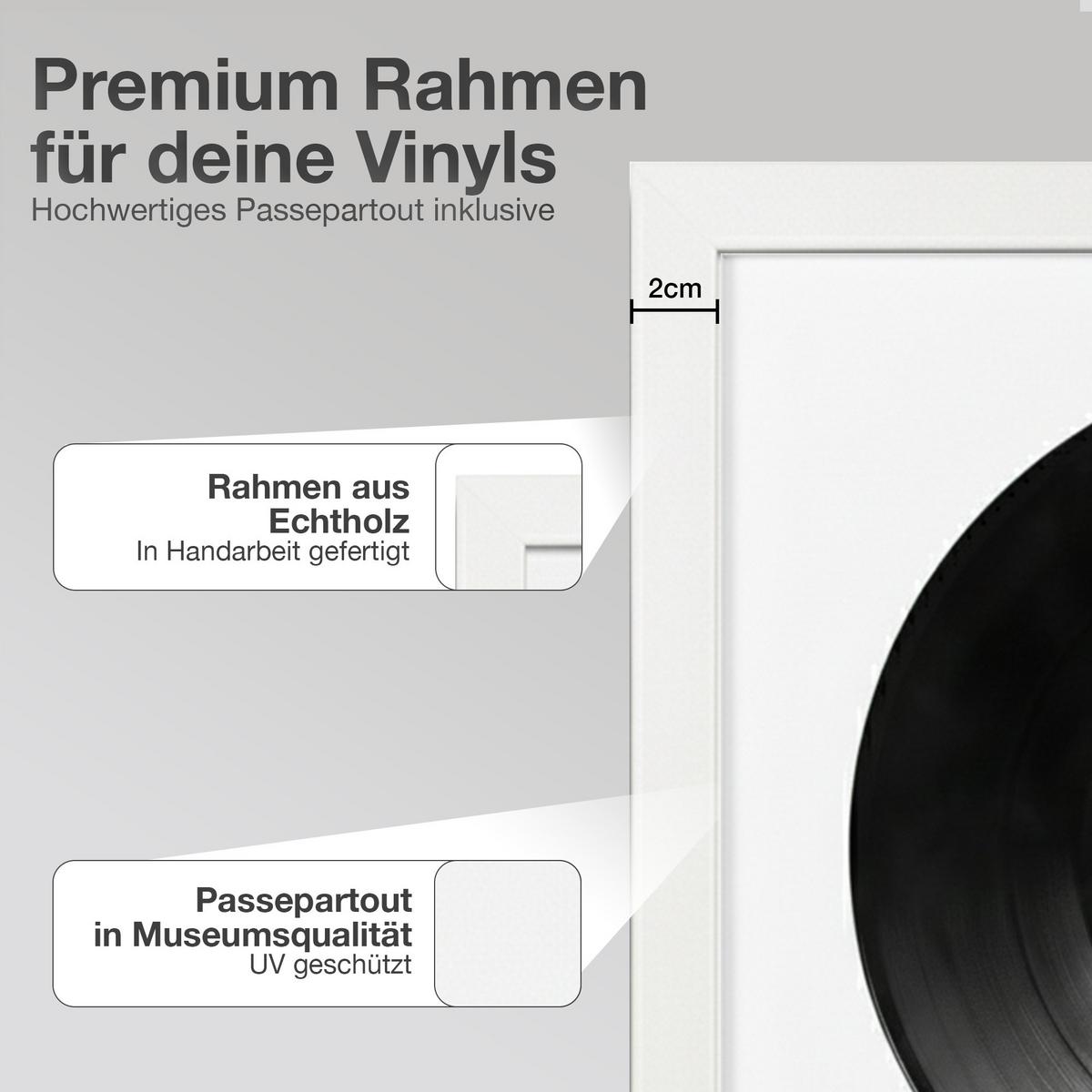 VINYL BILDERRAHMEN 40/40 2er Set - Weiß, Holz (40/40cm) - K-Möbel