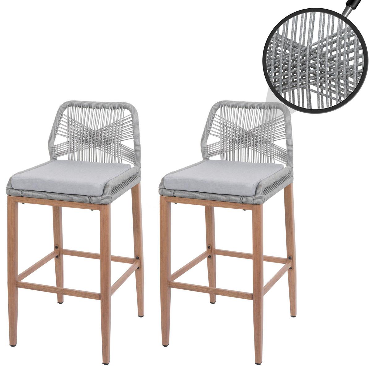 BARHOCKER Hellgrau - Hellgrau, Metall (45/101/50cm) - MCW