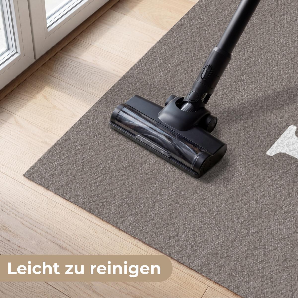 FUSSMATTE Startseite - Text - Taupe Fußabtreter 180x120 cm - Taupe, Kunststoff (180/0.4cm) - MuchoWow
