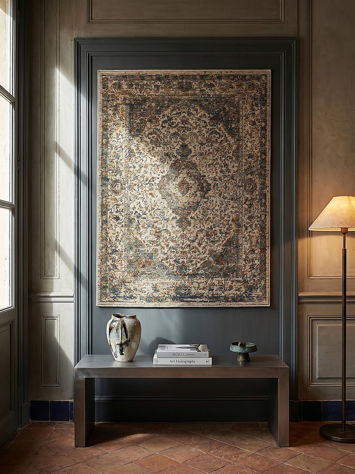 TEPPICH ADUR, im Vintage-Stil, Erdtöne-Bunt, 200 x 300 cm - Multicolor, Textil (300/200cm) - KADIMA DESIGN