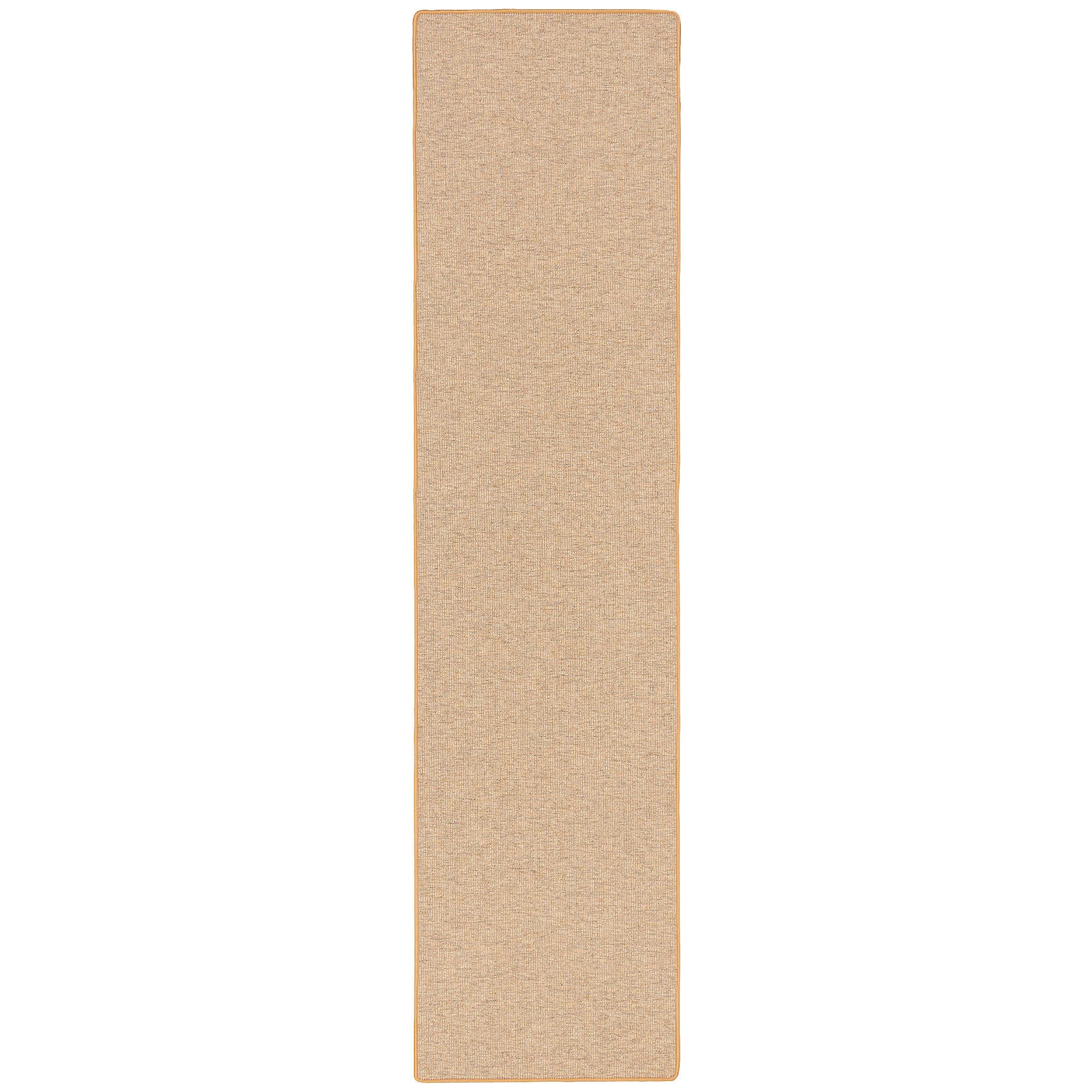 NATUR SISAL-OPTIK TEPPICH TAFF LÄUFER - Nussbaumfarben, Textil (80/400cm) - Snapstyle
