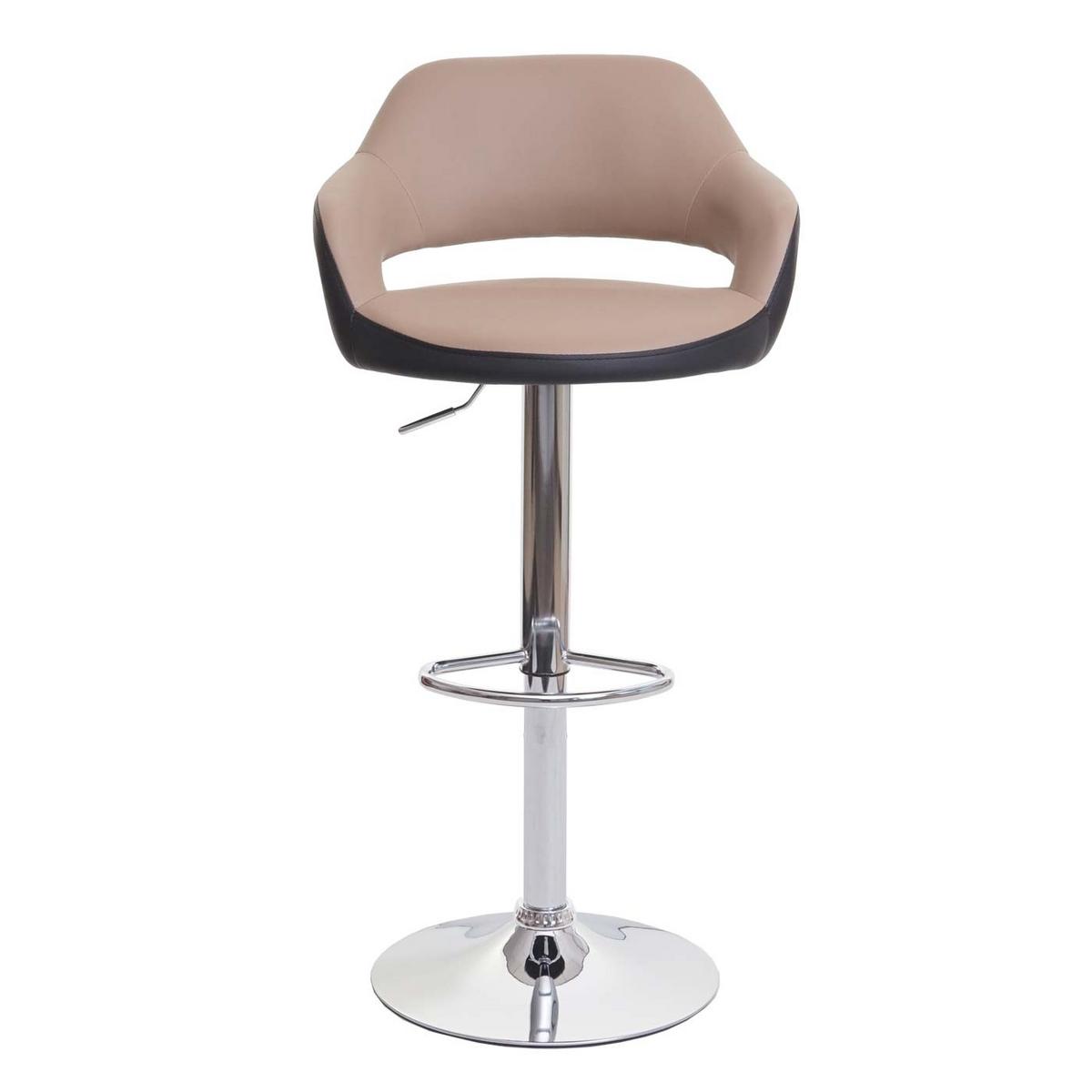 BARHOCKER Beige, Schwarz 2er-Set - Beige/Schwarz, Textil (51/105/55cm) - MCW