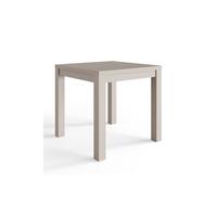 ESSTISCH VIGO 80–160/80/78,5 cm Kaschmir ausklappbar - Kaschmir, Holzwerkstoff (80/80/78.5cm) - Lookway