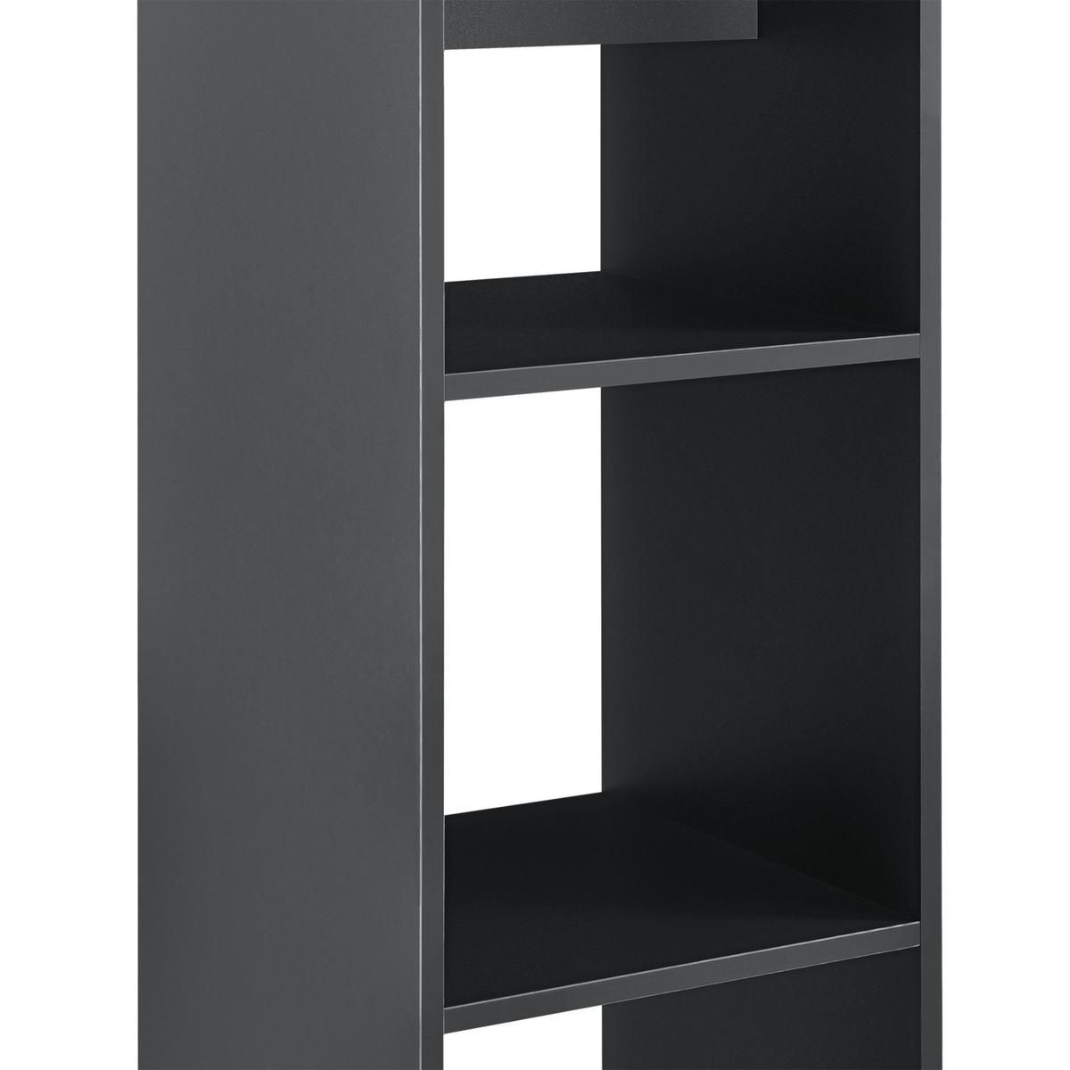 BARTISCH Visby - Dunkelgrau, Holzwerkstoff (70/70/110cm) - [en.casa]