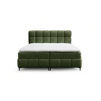BOXBETT Sophie In Rolf - Dunkelgrün, Holzwerkstoff/Textil (140/200cm) - Fun Möbel