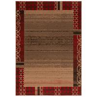 DESIGNER TEPPICH SAMBA MODERN BORDÜRE - Rot, Textil (80/150cm) - Pergamon