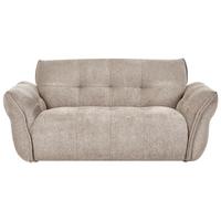 2-SITZER-SOFA Stoff Taupe Halba - Taupe, Textil (174/80/85cm) - Beliani