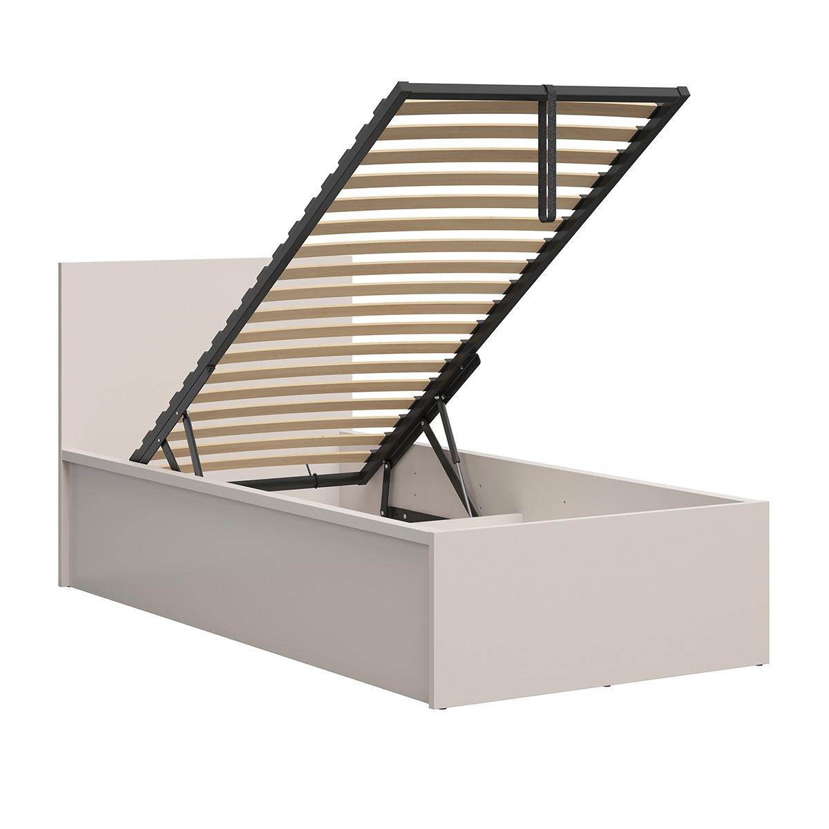 BOXBETT 90/200 Edwin Kaschmir - Beige, Holzwerkstoff (90/200cm) - Petits-meubles