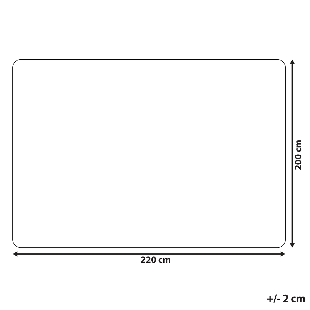 TAGESDECKE Schwarz 200 x 220 cm Delice - Schwarz, Keramik (200/220cm) - Beliani