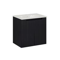 WASCHTISCH 60cm Riva Schwarz - Schwarz, Holzwerkstoff (60/57/40cm) - Petits-meubles