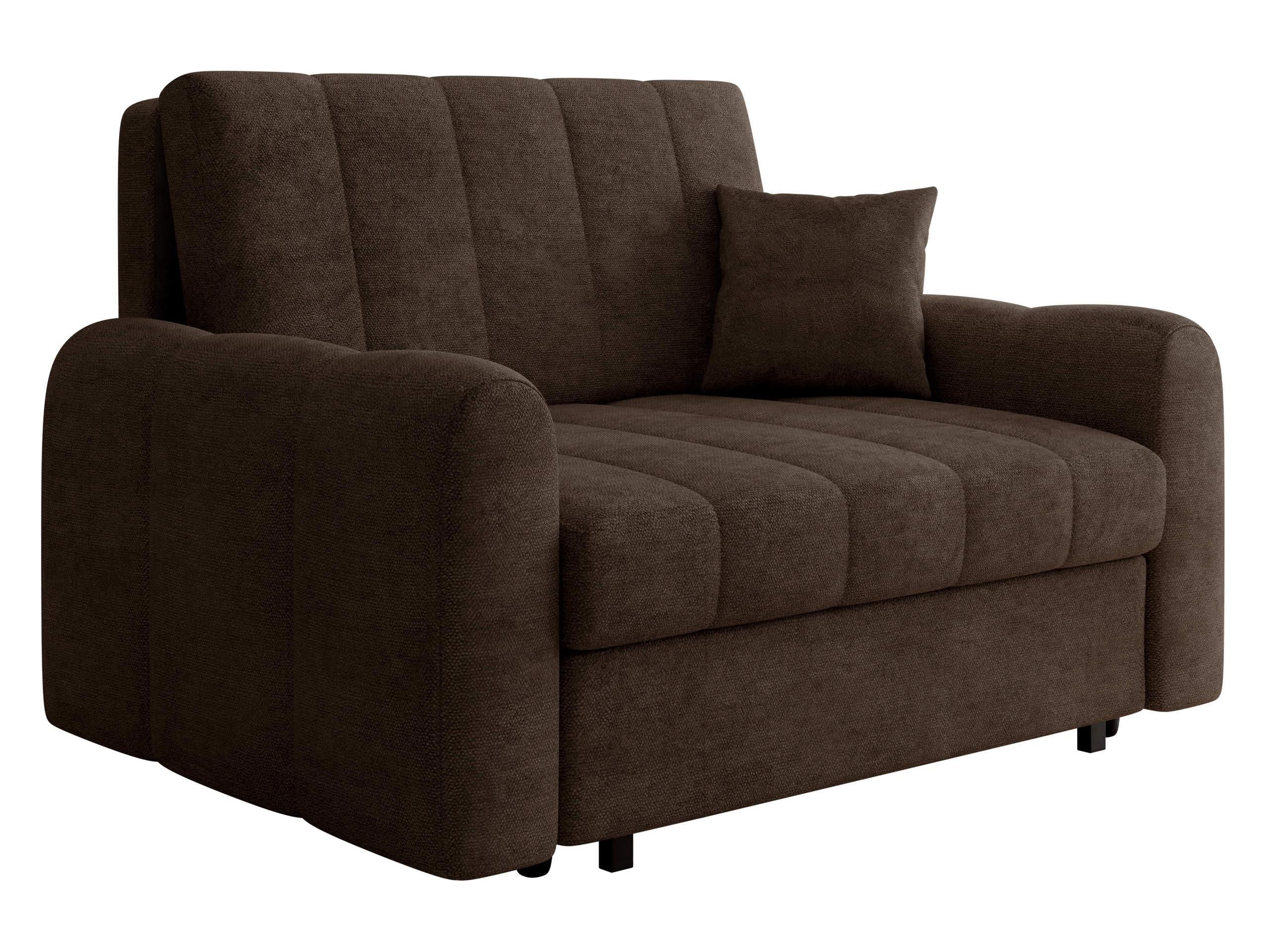 SCHLAFSOFA Viva Moon II - Schwarz/Braun, Holz/Metall (148/85/98cm) - MIRJAN24