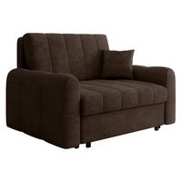 SCHLAFSOFA Viva Moon II - Schwarz/Braun, Holz/Metall (148/85/98cm) - MIRJAN24