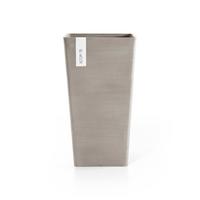 BLUMENTOPF Rotterdam Mid High 31/31/56,5 cm Taupe - Taupe, Kunststoff (31/56.5cm) - Ecopots