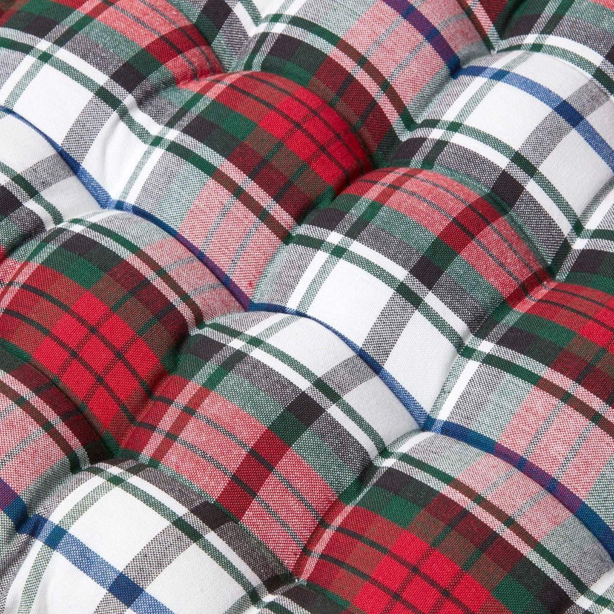 BANKAUFLAGE Macduff Schottenkaro 3-Sitzer - Rot, Textil (143/48/5cm) - Homescapes