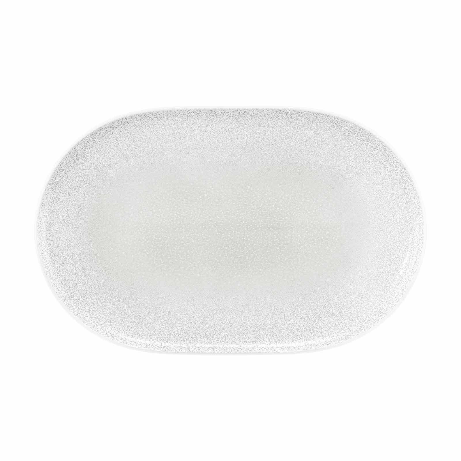 SERVIERPLATTE Sento Home Aura white 33 x 20 cm - Weiß, Keramik (20.5/2.7/33.4cm) - Seltmann Weiden