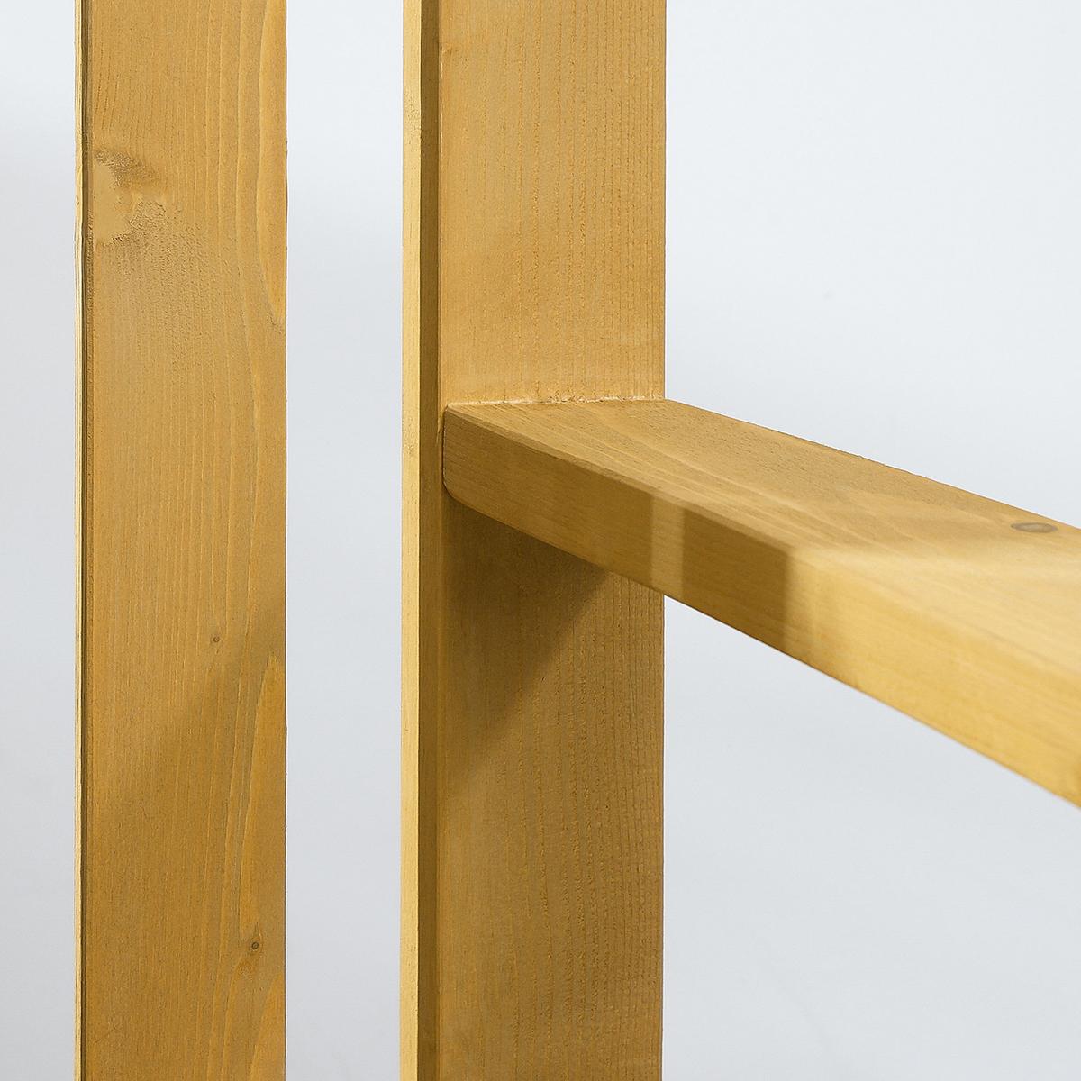 GARTENBANK 2-Sitzer aus Tannenholz Orange - Orange, Holz (51/85/143cm) - Outsunny