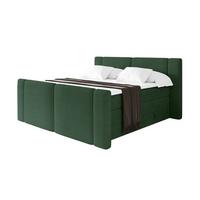 BOXSPRINGBETT mit Matratze H3/H4 - EVON KING Zanozek - 180x200 cm Grün - Grün, Holzwerkstoff (180/200cm) - ALTDECOR