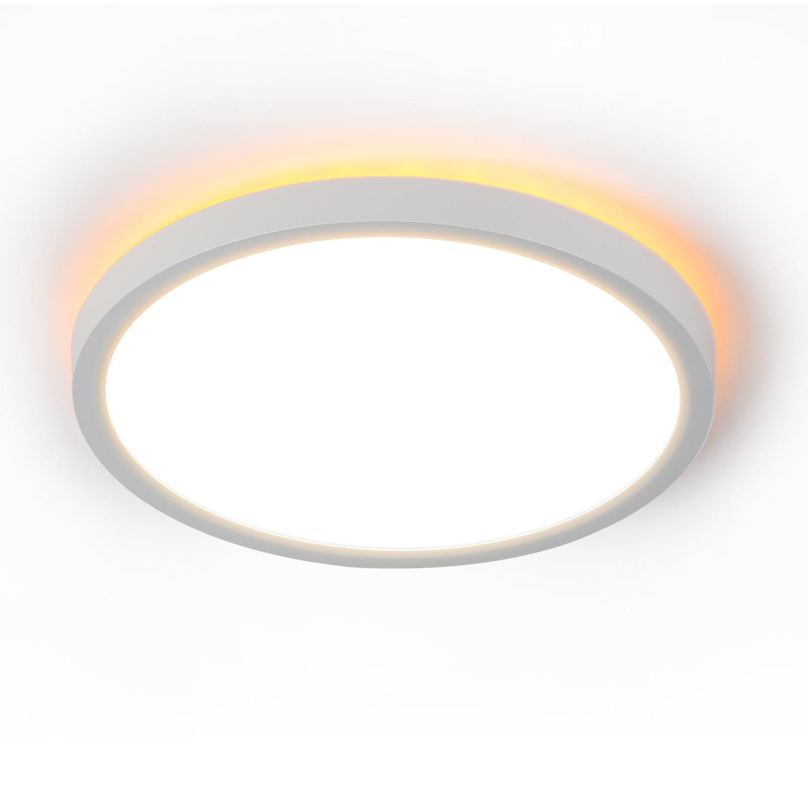 LED-DECKENLEUCHTE Helligost 22/2.6/22 cm - Weiß, Kunststoff (22/22/2.6cm) - ZMH