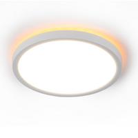 LED-DECKENLEUCHTE Helligost 22/2.6/22 cm - Weiß, Kunststoff (22/22/2.6cm) - ZMH