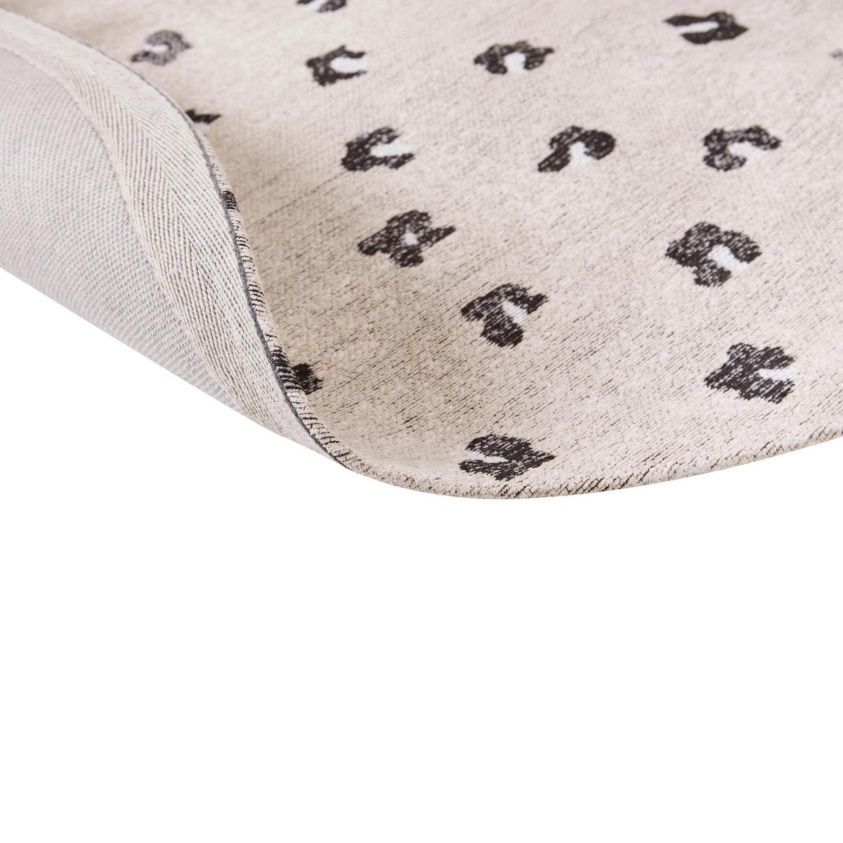 KURZFLOR-TEPPICH Afis 140/140 cm - Beige, Textil (140/140cm) - Beliani