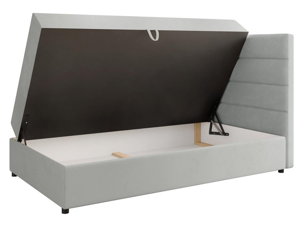 BOXBETT Elen - H3 - Beige/Schwarz, Holz/Holzwerkstoff (90/200cm) - MIRJAN24