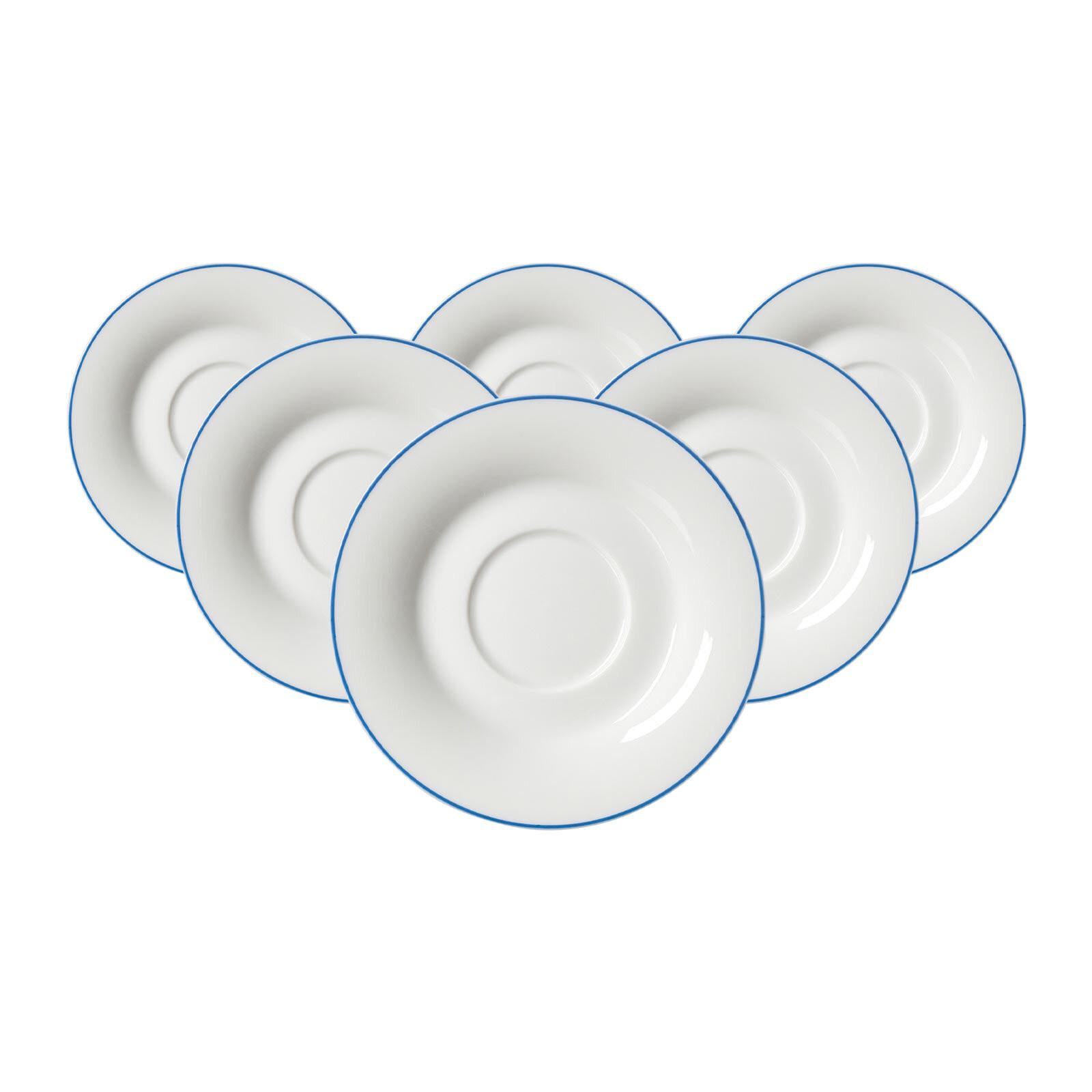 TEEUNTERTASSEN Ostfriese Blau ø 12,5 cm 6er Set - Blau, Keramik (12.5cm) - Ritzenhoff Breker